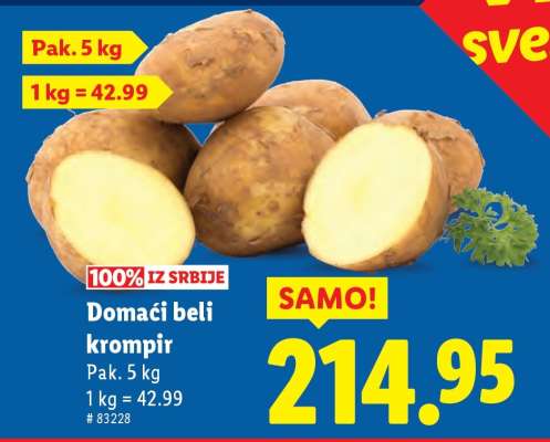 Domaći beli krompir