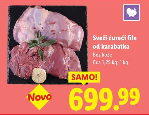 Svěží čurecí file od karabatka