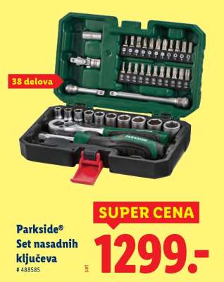 Parkside Set nasadnih ključeva