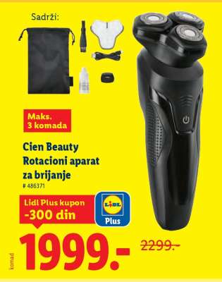 Cien Beauty Rotacioni aparat za brijanje