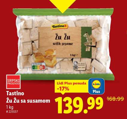 Tastino Žu žu sa susamom