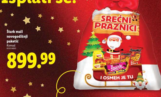 Štark mali novogodišnji paketić