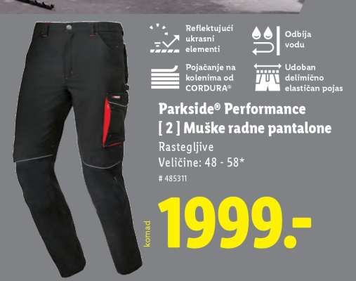 Parkside® Performance Muške radne pantalone