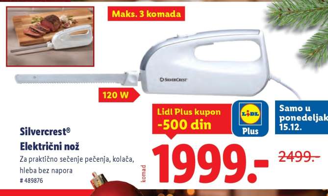 Silvercrest Električni nož