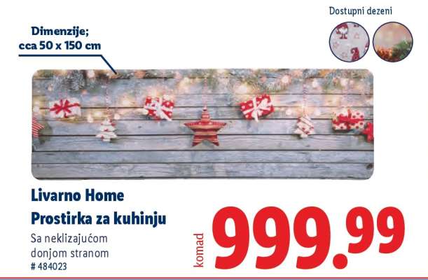 LIVARNO home Prostirka za kuhinju