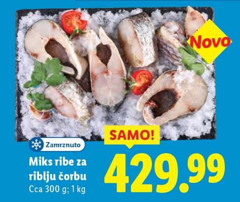 Miks ribe za riblju čorbu