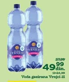 Voda gazirana Vrnjačka 2l