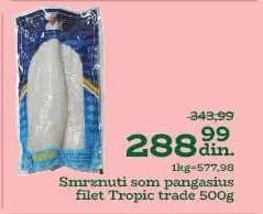 Smrznuti som pangasius filet Tropic Trade 500g