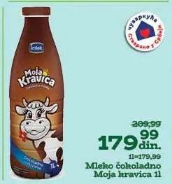 Mleko čokoladno Moja Kravica 1l