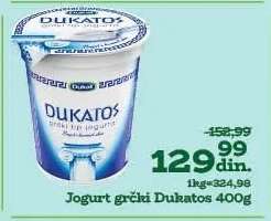 Jogurt grčki Dukatos 400g