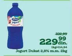 Jogurt Dukat 2,8% m.m. 2kg