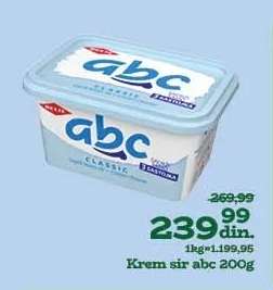Krem sir ABC 200g
