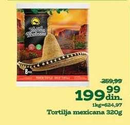 Tortilja Mexicana 320g