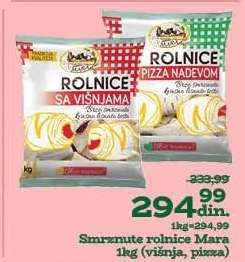 Smrznute rolnice Mara 1kg (višnja, pizza)