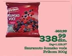 Smrznuto šumsko voće Frikom, 300g