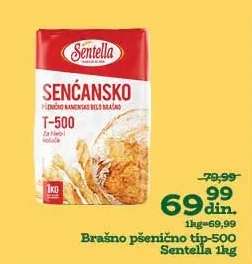 Brašno pšenično tip-500 Sentella 1kg