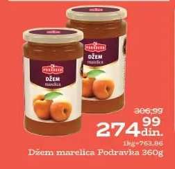 Džem marelica Podravka 360g