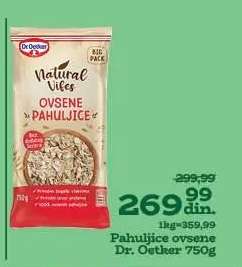 Pahuljice ovsene Dr. Oetker 750g