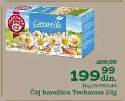 Čaj kamilica Teekanne 22g