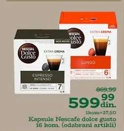 Kapsule Nescafe Dolce Gusto 16 kom.