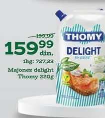 Majonez delight Thomy 220g