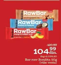 Bar raw Bonzita 50g
