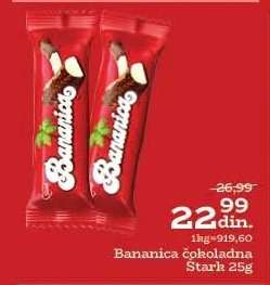 Bananica čokoladna Štark 25g