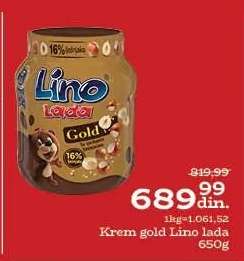 Krem gold Lino lada