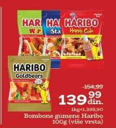 Bombone gumene HARIBO
