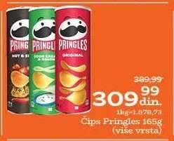 Čips Pringles 165g