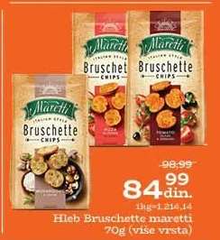Hleb Bruschette maretti