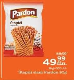 Štapići Slani Pardon 90g