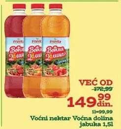 Voćni nektar Voćna dolina jabuka