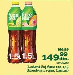 Ledeni čaj Fuze tea 1,5l