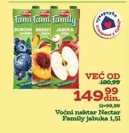 Voćni nektar Nectar Family jabuka 1,5l