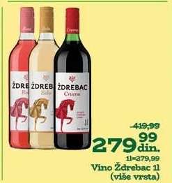 Vino Ždrebac 1l