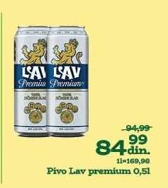 Pivo Lav Premium 0.5l