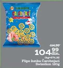 Flips šunka Čarobnjaci Swisslion 120g