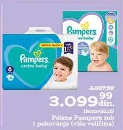 Pelene Pampers MB