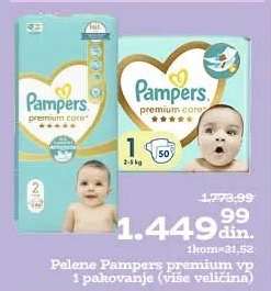 Pelene Pampers premium VP