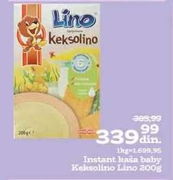 Instant kaša baby keksolino Lino 200g