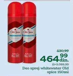 Deo sprej whitewater Old spice 150ml