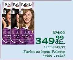 Farba za kosu Palette