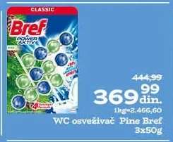 WC osveživač Pine Bref 3x50g
