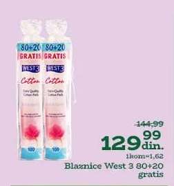 Blaznice West 3 80+20 gratis