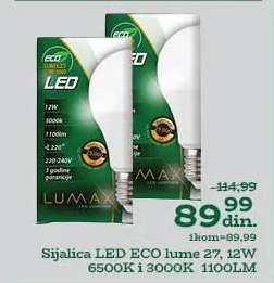 Sijalica LED ECO lume 27, 12W