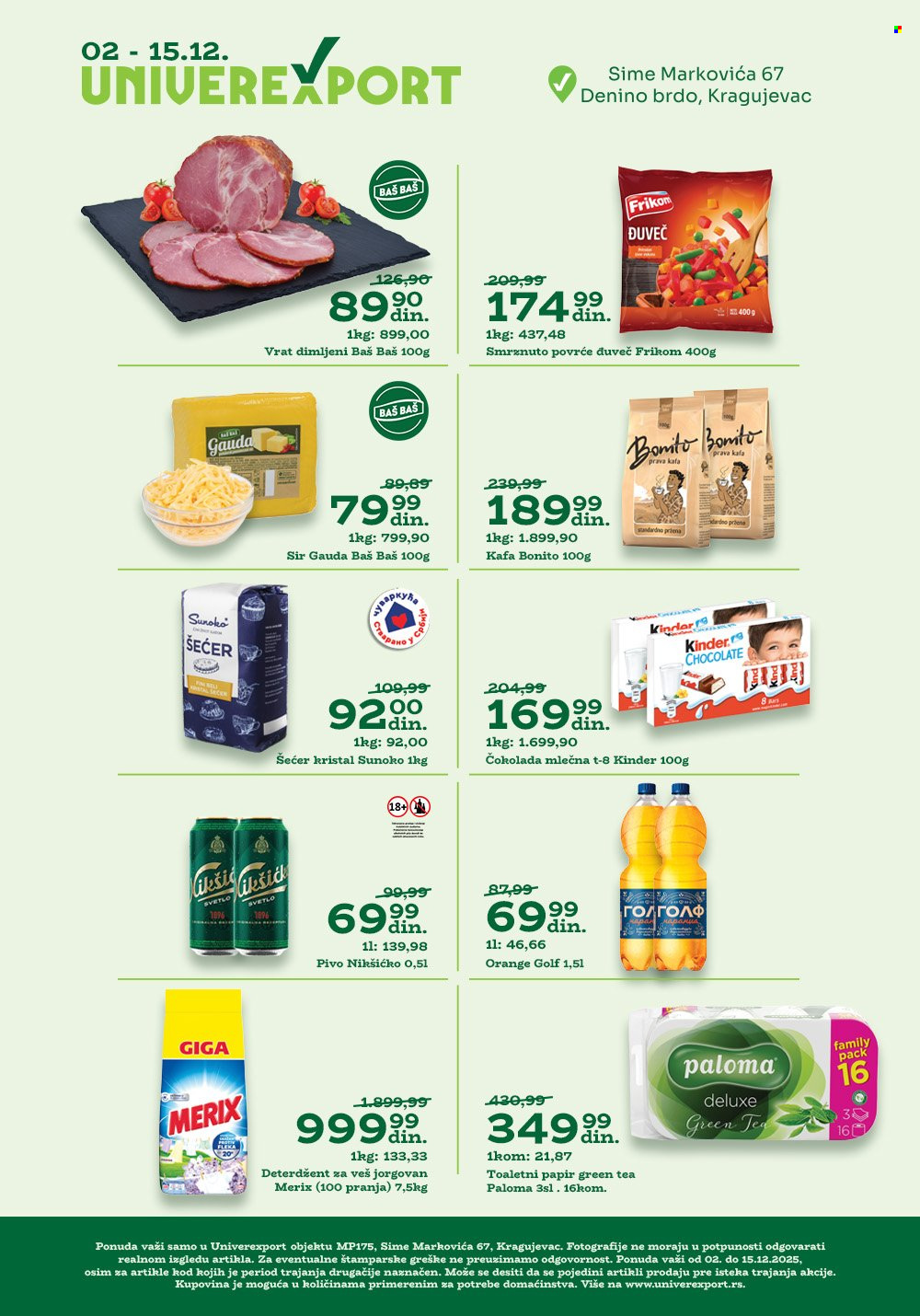 Univerexport katalog - 02.12.2025 - 15.12.2025. Stranica 1