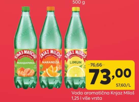Voda aromatična Knjaz Miloš