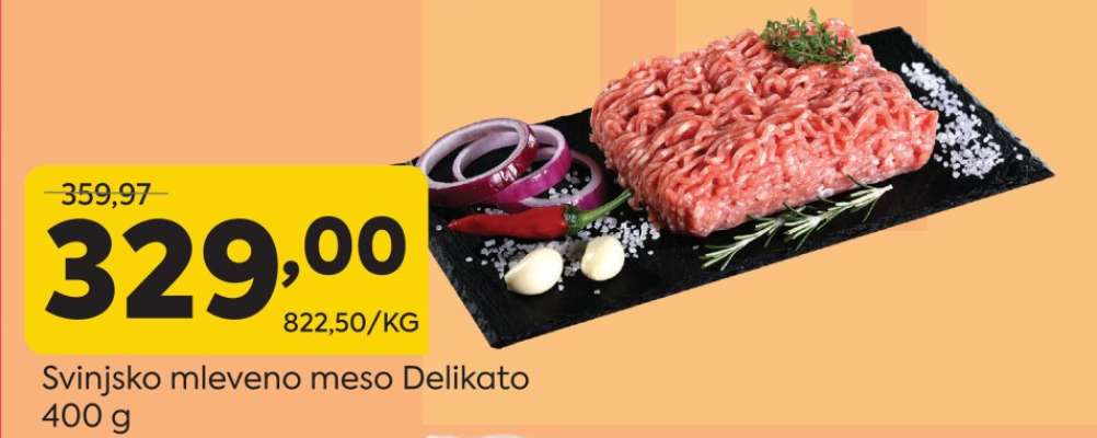 Svinjsko mleveno meso Delikato