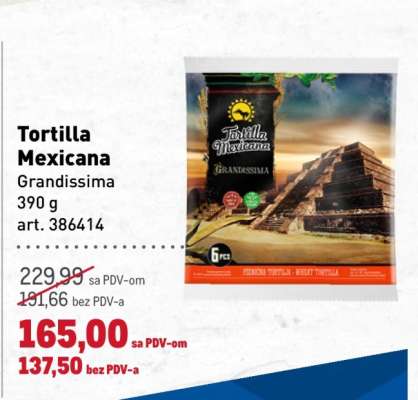 Tortilla Mexicana Grandissima